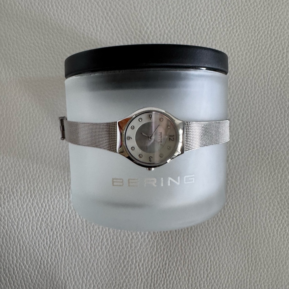 Bering Silver Mesh Watch